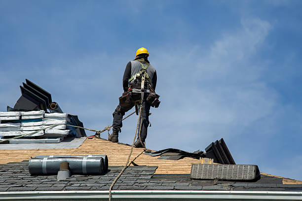 Professional Metal Roofing technician working in Monroe, CT
